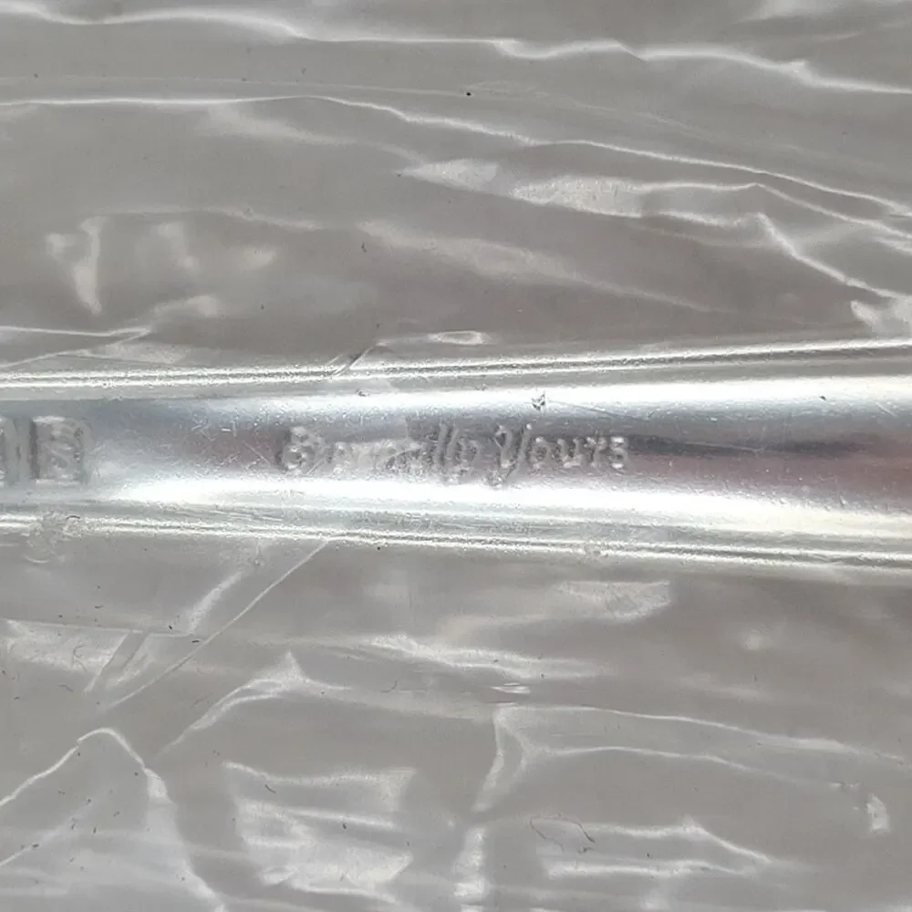Roger Brothers Silver Plate Eternally Yours Coquette Pierced Serving Spoon New‎